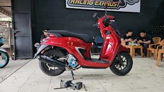 MODEL KNALPOT HONDA STYLO 160 STANDAR RACING BY SKR RACING EXHAUST CILEDUG TANGGERANG