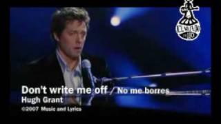 Music & Lyrics - Don't write me off (Subtitulada)