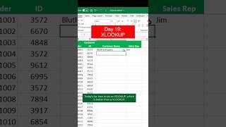 How to do  #excel #workhacks #25daysofspreadsheets #xlookup