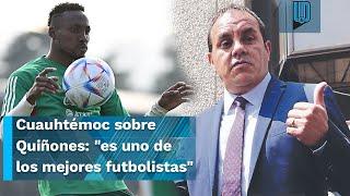 Cuauhtémoc Blanco DEFIENDE a Julián Quiñones: "que se le resbalen los críticas"