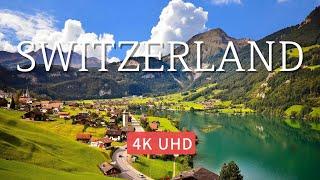 편안한 음악과 함께한 스위스 여행 (4K UHD) 아름다운 자연 풍경 | 4K 비디오 Ultra HD
