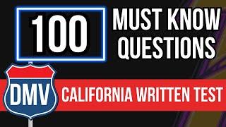 California DMV Written Test 2024 For New Permit and Renewal (100 Must Know Questions)