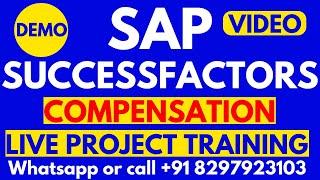 SAP Successfactors Compensation Management Training Online Videos 1 Call: +91-8297923103