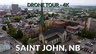 Saint John, New Brunswick 4K Drone Exploration: Aerial Wonders with DJI Mini 2 | Maritime Majesty