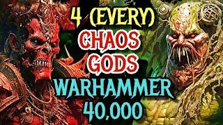 4 (Every) Chaos Gods From Warhammer 40k - Explored