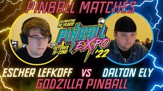 Stern Godzilla Pinball 2022 Pinball Expo - Competitive Pinball Match