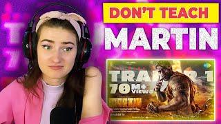 Russian Girl Reacts to #Martin - New Movie Trailer 1 | Dhruva Sarja | AP Arjun