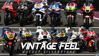 AMAZING!!! All MotoGP Team Retro Liveries in Silverstone BritishGP Special 75 Years of Racing