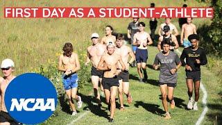 First Day of College as a Freshman Student Athlete | NCAA XC