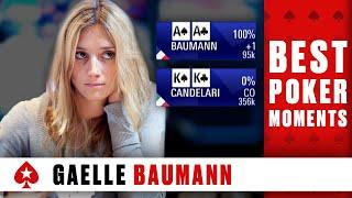 Gaelle Baumann’s AMAZING POKER RUN ️ Best Poker Moments ️ PokerStars