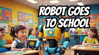 Robot's First Day at Human School