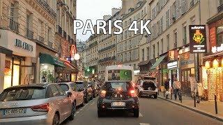 Paris Drive 4K - Sunset Drive - France