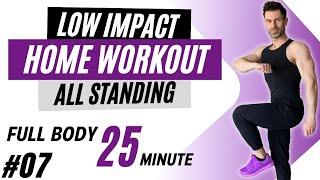 CARDIO Workout at Home - LOW IMPACT - ALL STANDING - Full Body - No Equipment -  For Beginners