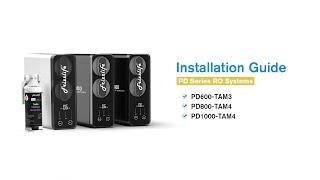 Frizzlife PD800-TAM4/PD1000-TAM4, PD600-TAM3 RO Systems - Install Guide