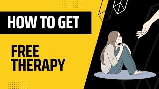 How to get free therapy