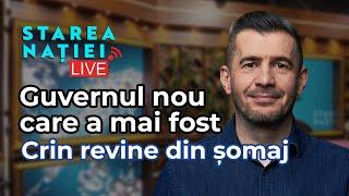 Guvernul nou care a mai fost. Crin revine din șomaj I SN LIVE 23 decembrie 2024