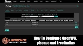 How To Configure FreeRadius on pfsense and static assign IP addresses to VPN users