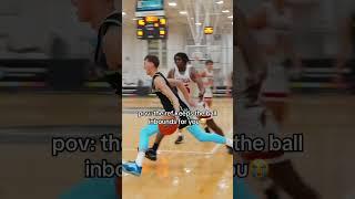 Shoutout ref for keeping me inbounds …  #fyp #basketball #friends