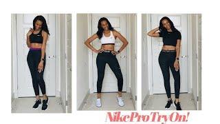 Nike Pro Try On Haul!!