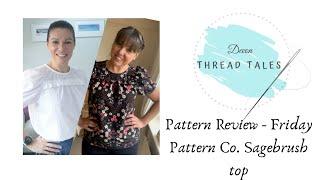 Pattern Review - Friday Pattern Company Sagebrush Top