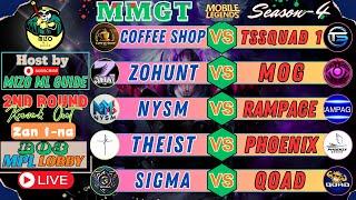 Mizo ML Guide (MMGT) | Tournament S-4| 2nd Round | knockout | Zan 4-na | #mobilelegends #mlbb