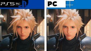 Final Fantasy VII Rebirth | PS5 Pro VS PC Max. Settings | Graphics Comparison