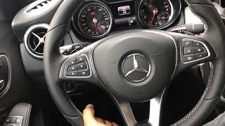 Mercedes-Benz GLA - Adjusting the steering wheel height