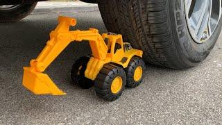 Experiment Car vs Excavator Toys | Crushing Crunchy & Soft Things by Car | Test Ex