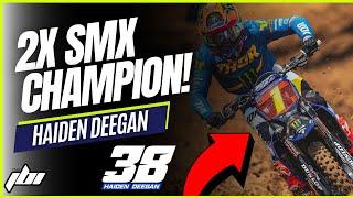 Haiden Deegan WINS 2024 250 SMX Championship in Las Vegas | Race Recap