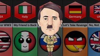 What If Hitler Return (Reaction From Different Countries)