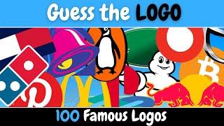 Guess the Logo in 5 Seconds | 100 Famous Logos | Logo Quiz