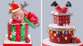 1 Hour Relaxing ⏰ Perfect Cake Decorating Ideas Themed Christmas  Happy Christmas 2021