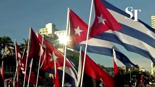 Cuban government holds mass rally in Havana