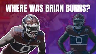 Film study: what happened to Brian Burns in Week 1?