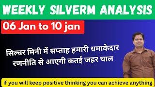 सिल्वर मिनी को लगी जंग !! silver mcx weekly analysis !! Silver live news