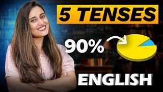 5 tenses = 90% English