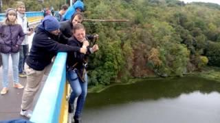 Роуп джампинг в Житомире первый прыжок. 跳繩 .rope jump. रस्सी कूदना. 줄넘기