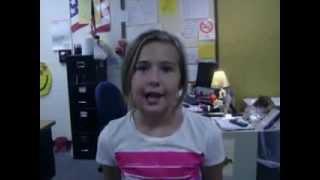 Very talented little girl singing Boyfriend by JB