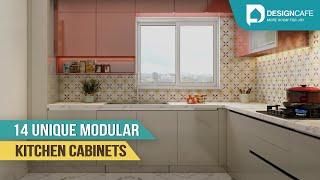 14 Types Of Modular Kitchen Cabinets | Interior Design Solutions By DesignCafe