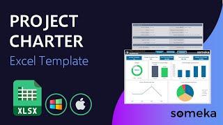 Project Charter Template | Excel Project Charter | Project Tracker