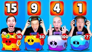 500x OMEGA BOX vs MEGA BOX vs BIG BOX vs BRAWL BOX OPENING BATTLE! 