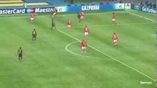 Iniesta Amazing Skill vs Spartak Moscow HD
