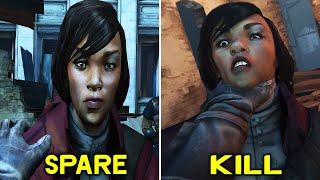 Dishonored -  The Knives of Dunwall DLC All Endings (High Chaos / Low Chaos)