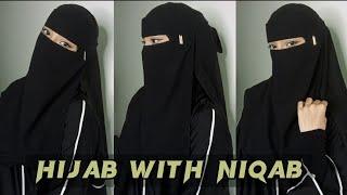 Hijab With Niqab || Simple And Easy Hijab/Niqab Style