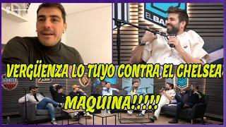 GERARD PIQUE Y IKER CASILLAS HABLAN DEL ROBO DEL CHELSEA Y LA LIGA DEL MADRID | #CHUPCHUPKINGS6