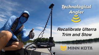 How to reset Ulterra Trim and Stow | Minn Kota | The Technological Angler