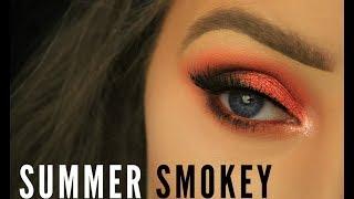 Spring/Summer Orange Smokey Eye Makeup | Eimear McElheron