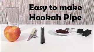 DIY Hookah with apple fruit bowl