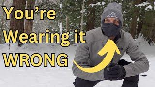 How to Wear a Neck Gaiter in Winter