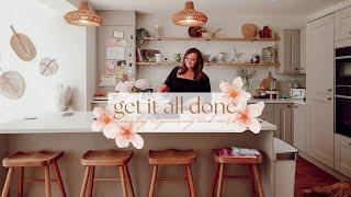 GET IT ALL DONE WITH ME | PRODUCTIVE DAY CLEANING, COOKING & ORGANISING! AD